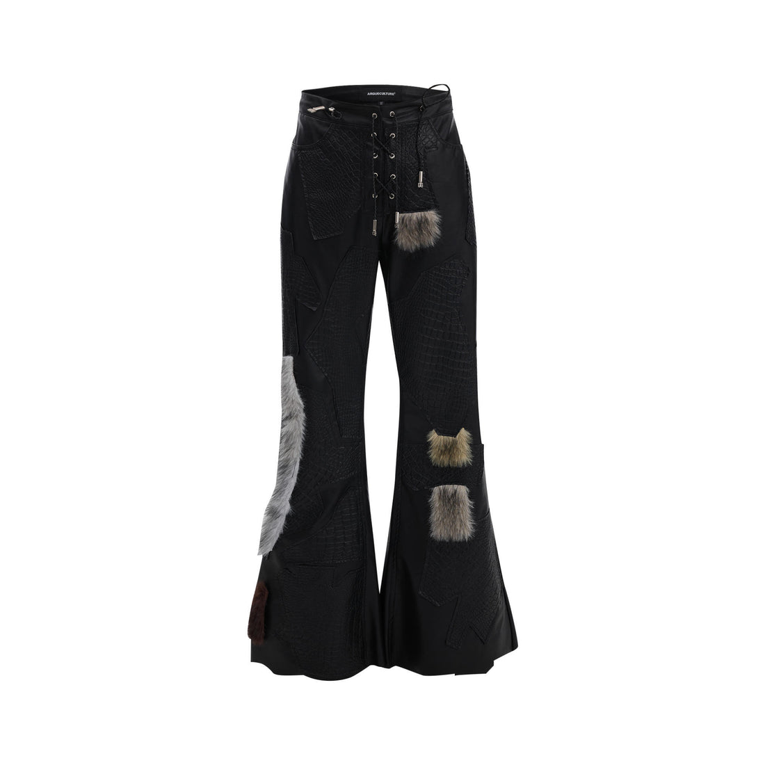 Punk Fitted Boot-cut Pants Tide